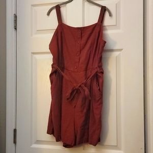 Linen Shorts romper